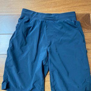 Lulu Lemon Athletic Shorts, Blue, Men's Small
